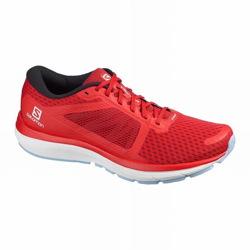 Salomon VECTUR Zapatillas De Running Hombre - Rojas - Colombia (46158-TIWY)